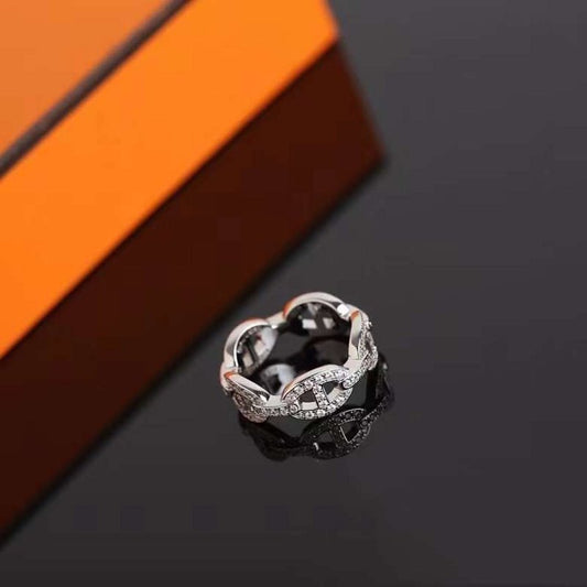 Hermes  Farandole Pig Nose Classic Ring JWLH0039
