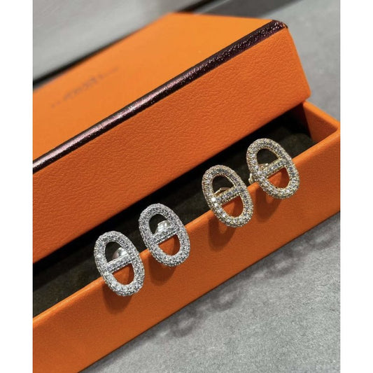 Hermes  Farandole Pig Nose Classic Ring JWLH0006