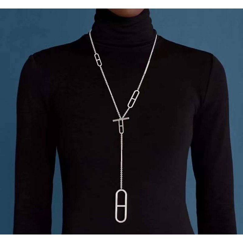 Farandole Pig Nose Long Necklace JWLH0017