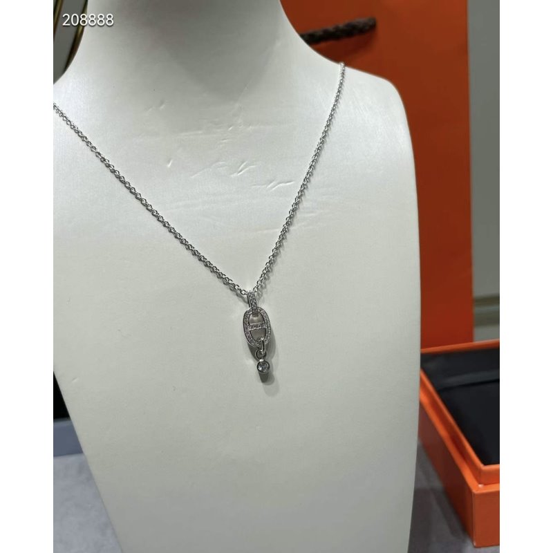 Hermes  Farandole Pig Nose Necklace JWLH0023