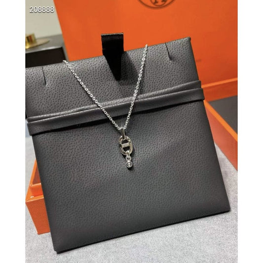 Hermes  Farandole Pig Nose Long Necklace JWLH0029