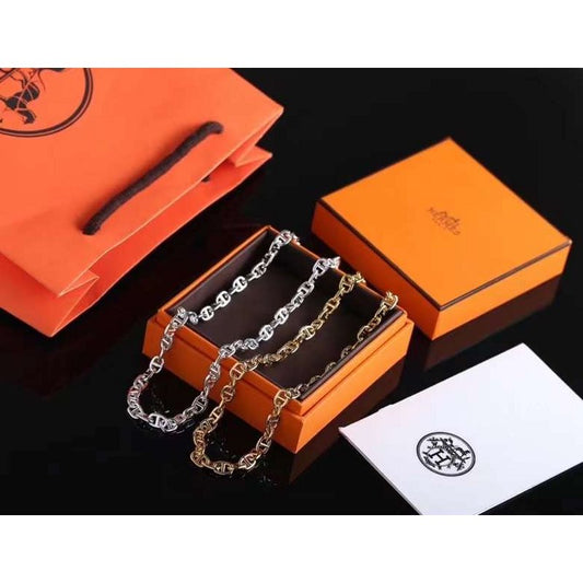 Hermes  Farandole Pig Nose Necklace JWLH0031