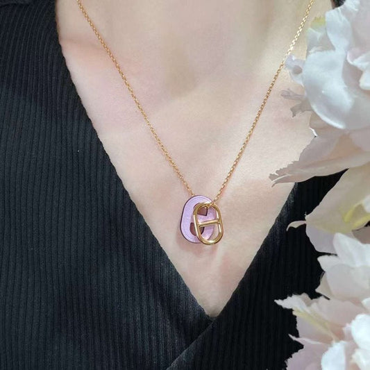 Hermes  Farandole Pig Nose Necklace JWLH0045