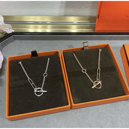 Hermes  Farandole Pig Nose Necklace JWLH0051