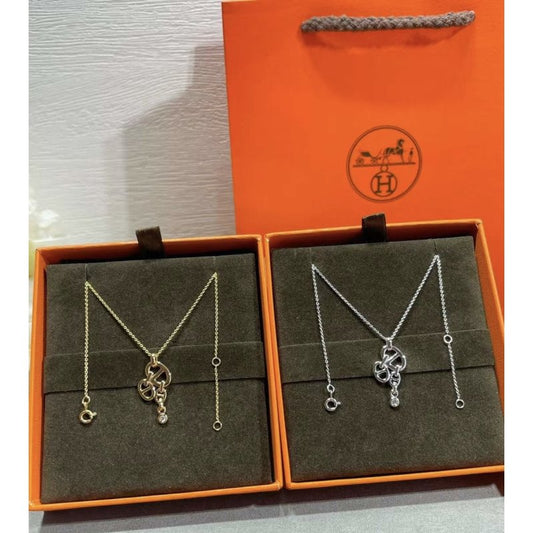 Hermes  Farandole Pig Nose Necklace JWLH0054