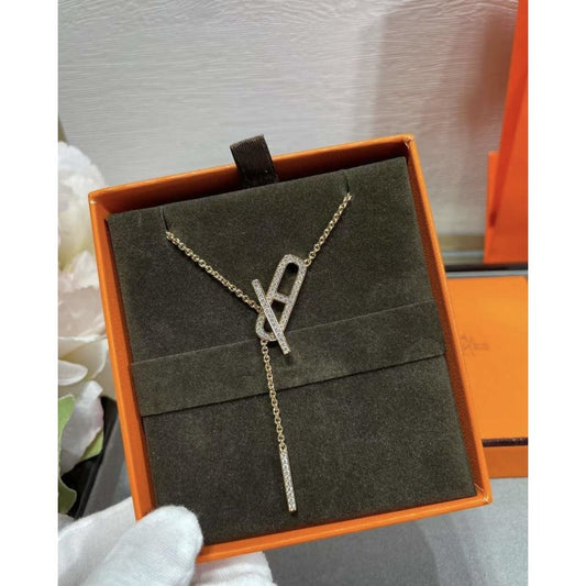 Hermes  Farandole Pig Nose Necklace JWLH0055