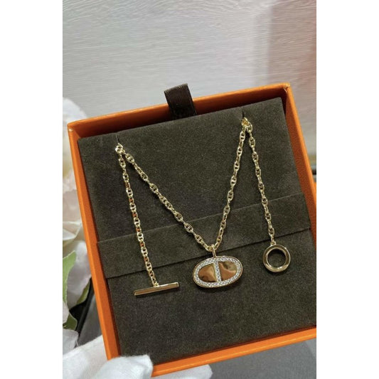 Hermes  Farandole Pig Nose Diamond Earrings JWLH0056
