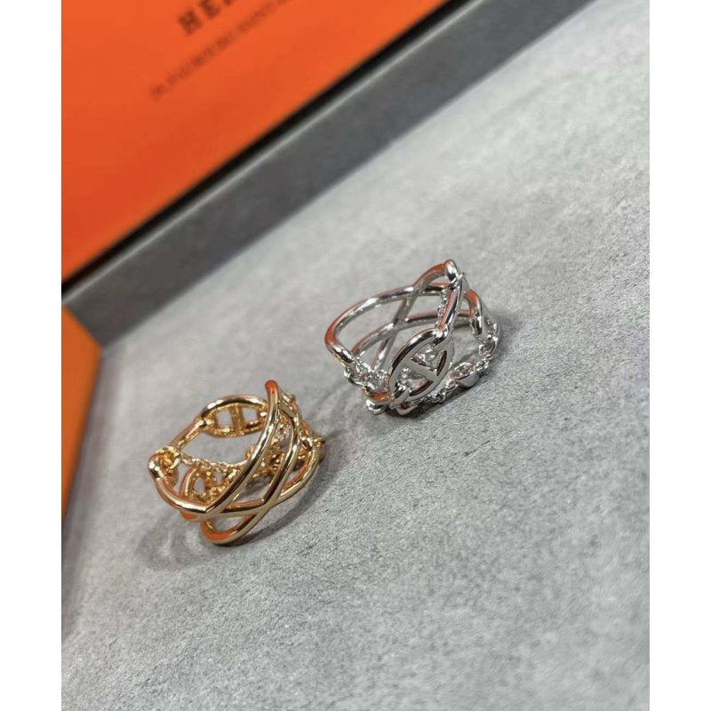 Hermes  Farandole Pig Nose Ring JWLH0048