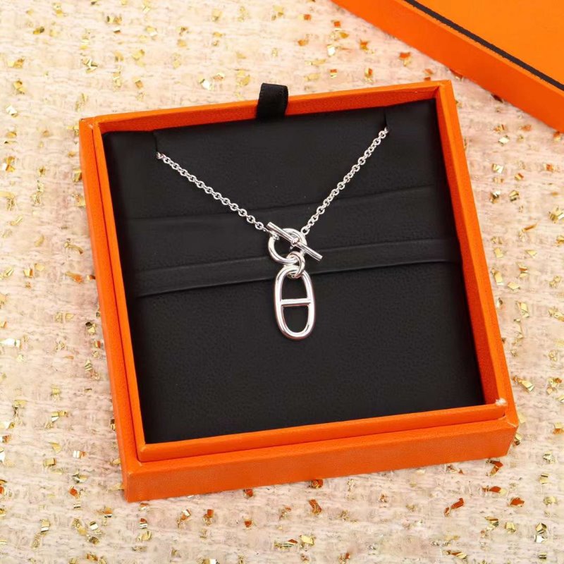 Hermes Pig nose Necklace JWLH0108