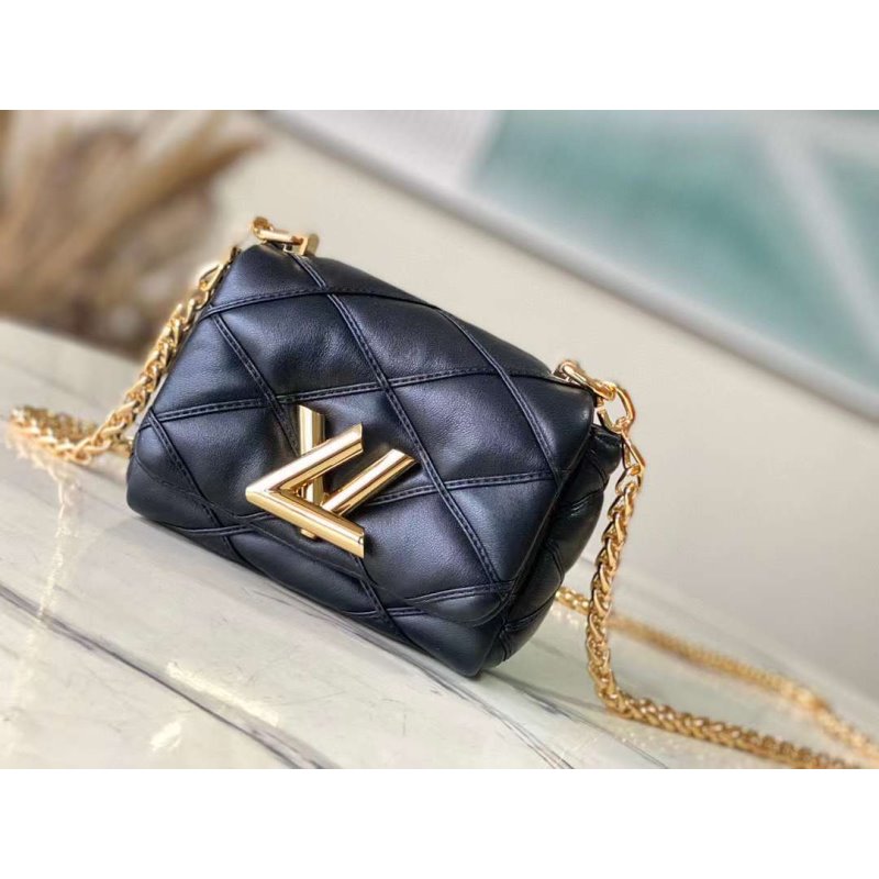 Louis Vuitton MM Malletage Leather Hand Bag BG00010