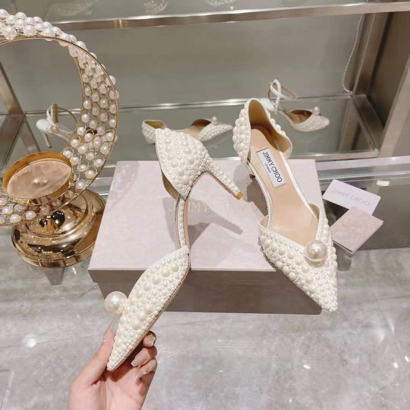 Jimmy Choo Pearl Heeled Sandals SH010354