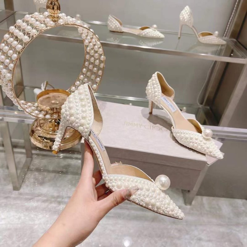 Jimmy Choo Pearl Heeled Sandals SH010354