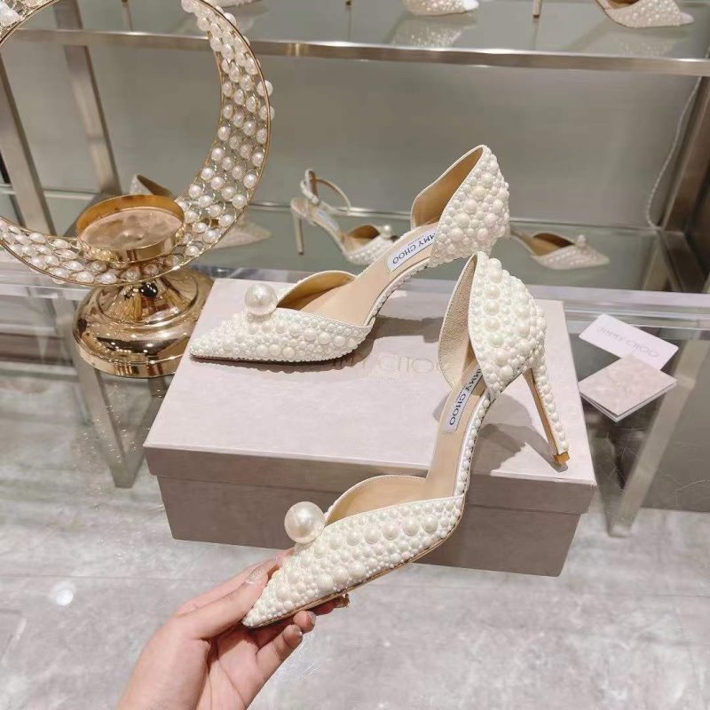 Jimmy Choo Pearl Heeled Sandals SH010355