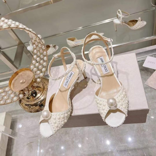 Jimmy Choo Pearl Heeled Sandals SH010356