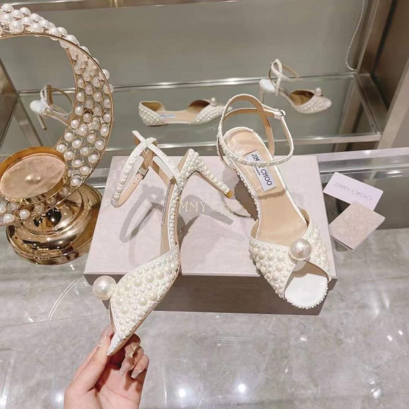 Jimmy Choo Pearl Heeled Sandals SH010356