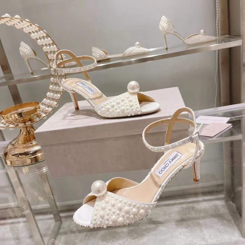 Jimmy Choo Pearl Heeled Sandals SH010356