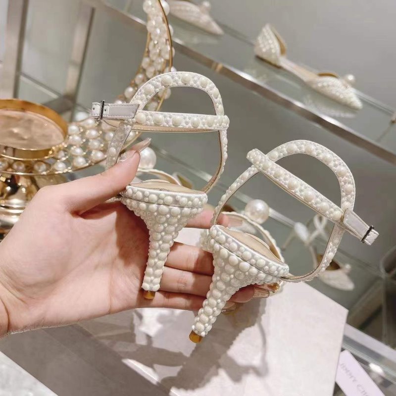 Jimmy Choo Pearl Heeled Sandals SH010356
