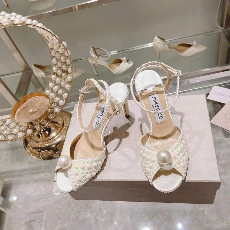 Jimmy Choo Pearl Heeled Sandals SH010357