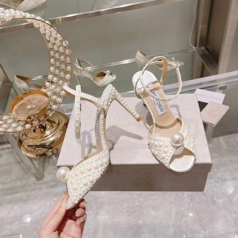Jimmy Choo Pearl Heeled Sandals SH010357