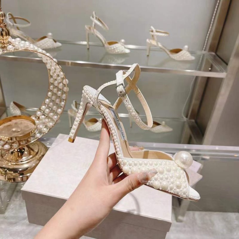 Jimmy Choo Pearl Heeled Sandals SH010357