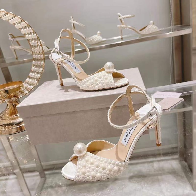 Jimmy Choo Pearl Heeled Sandals SH010357