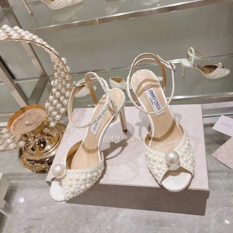 Jimmy Choo Pearl Heeled Sandals SH010358