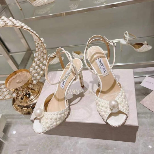Jimmy Choo Pearl Heeled Sandals SH010358