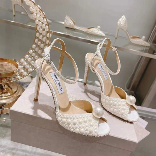 Jimmy Choo Pearl Heeled Sandals SH010358