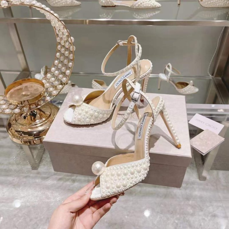 Jimmy Choo Pearl Heeled Sandals SH010358