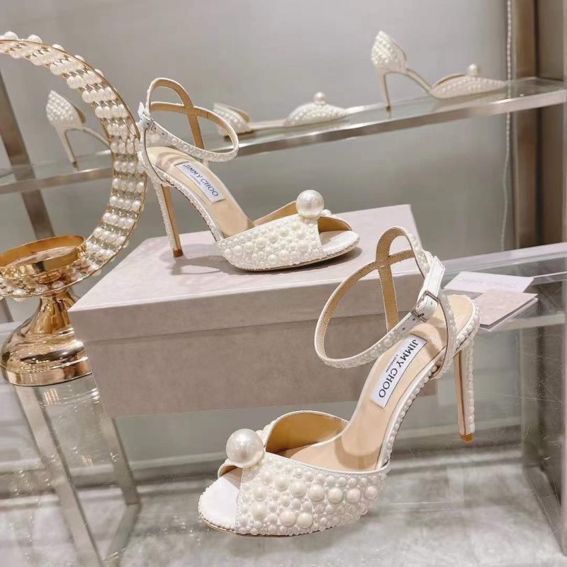 Jimmy Choo Pearl Heeled Sandals SH010358