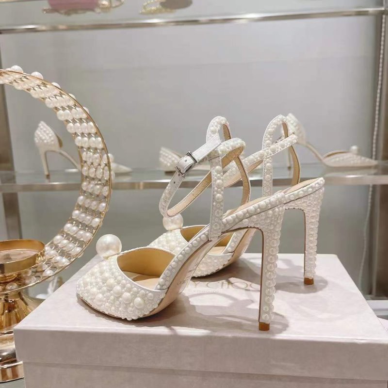 Jimmy Choo Pearl Heeled Sandals SH010358