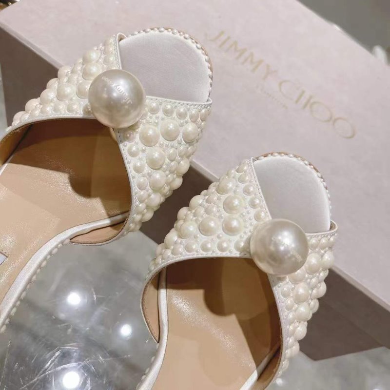 Jimmy Choo Pearl Heeled Sandals SH010358
