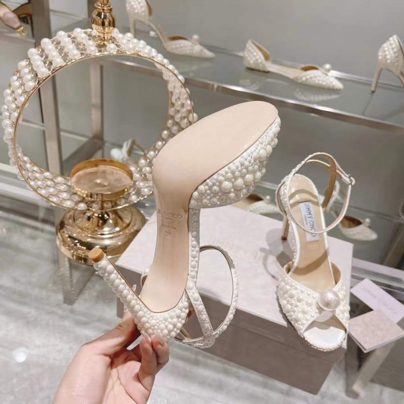 Jimmy Choo Pearl Heeled Sandals SH010358