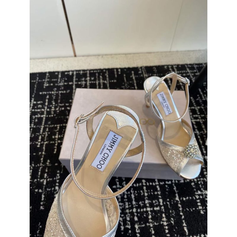 Jimmy Choo Round Toe Sandals SH010361