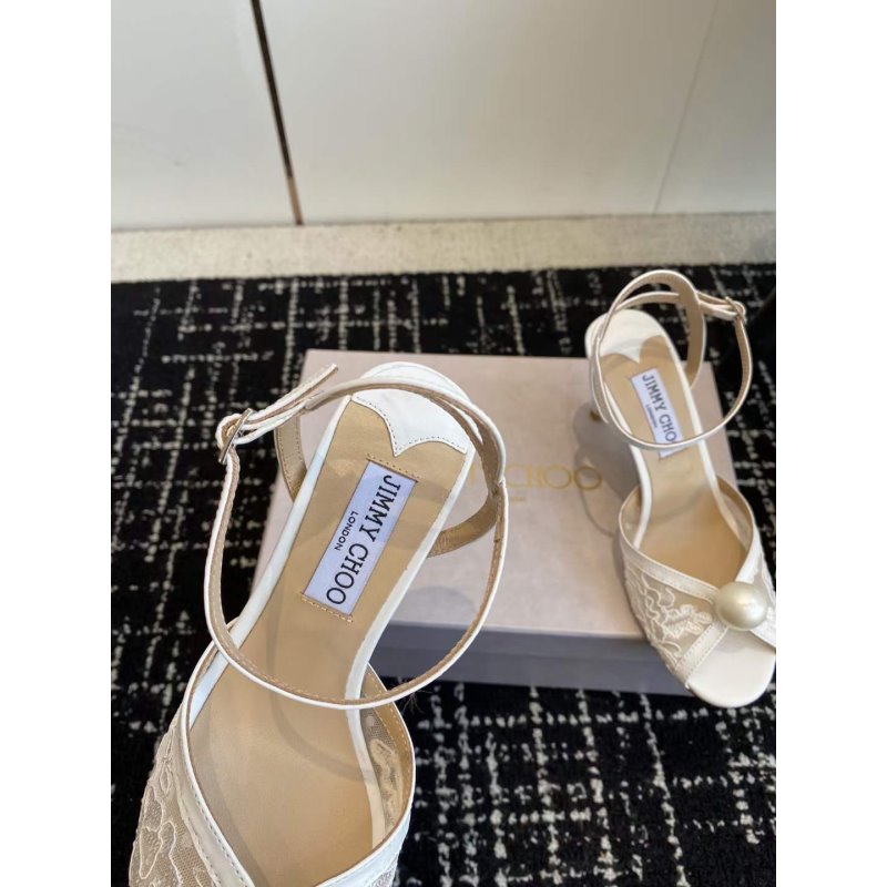 Jimmy Choo Round Toe Sandals SH010362