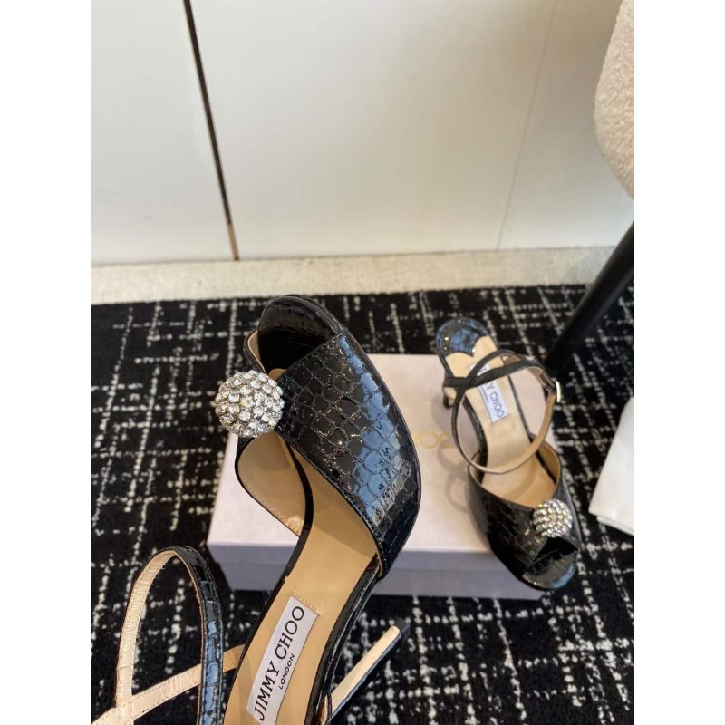 Jimmy Choo Round Toe Sandals SH010364