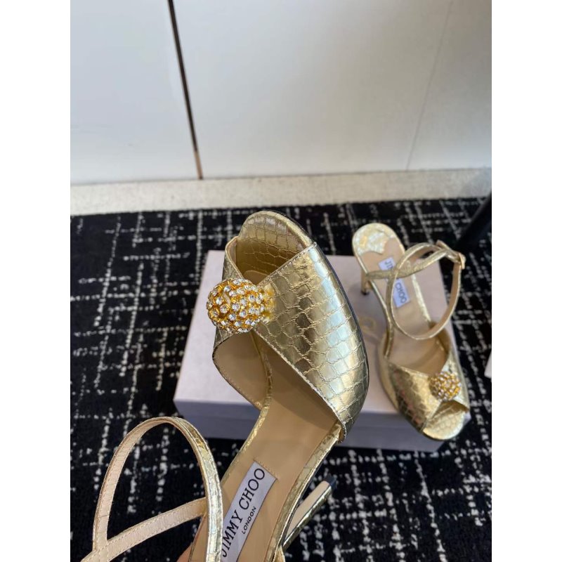 Jimmy Choo Round Toe Sandals SH010365
