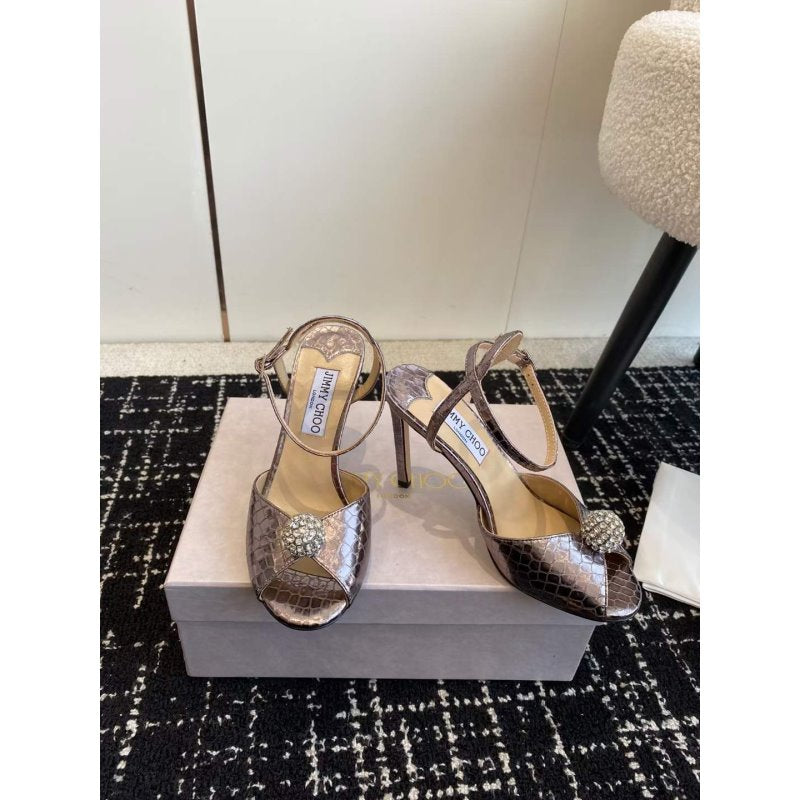 Jimmy Choo Round Toe Sandals SH010366