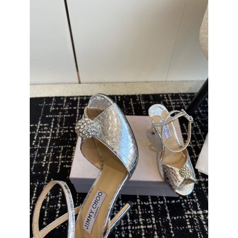 Jimmy Choo Round Toe Sandals SH010367