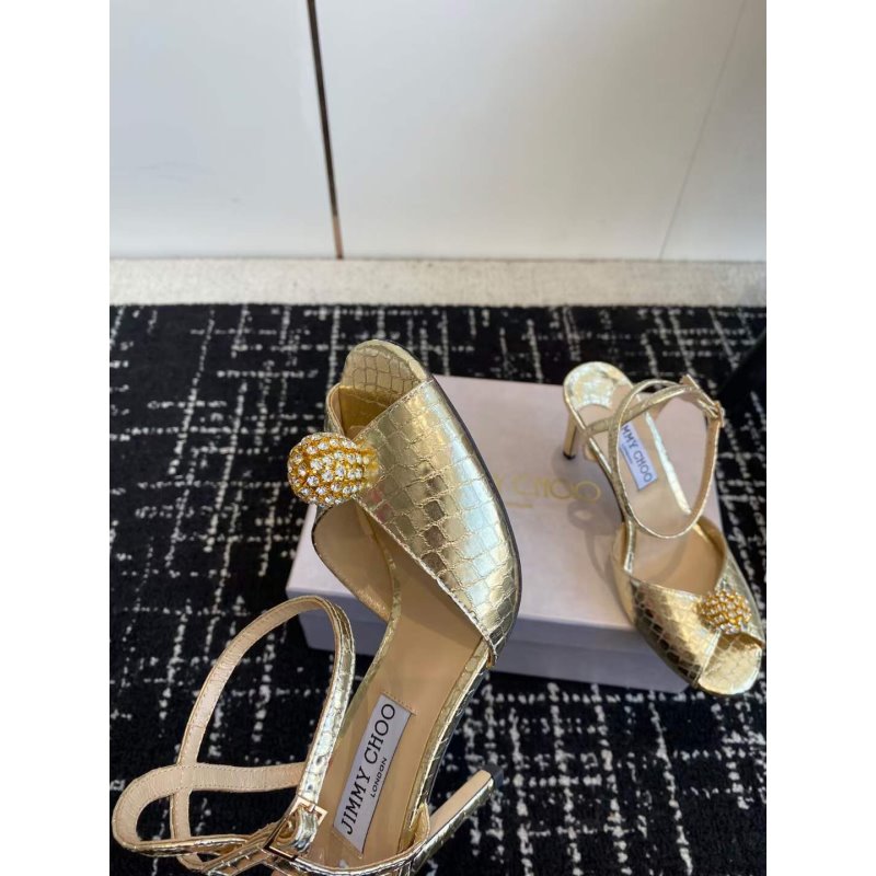Jimmy Choo Round Toe Sandals SH010368
