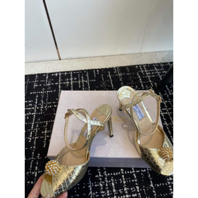 Jimmy Choo Round Toe Sandals SH010368