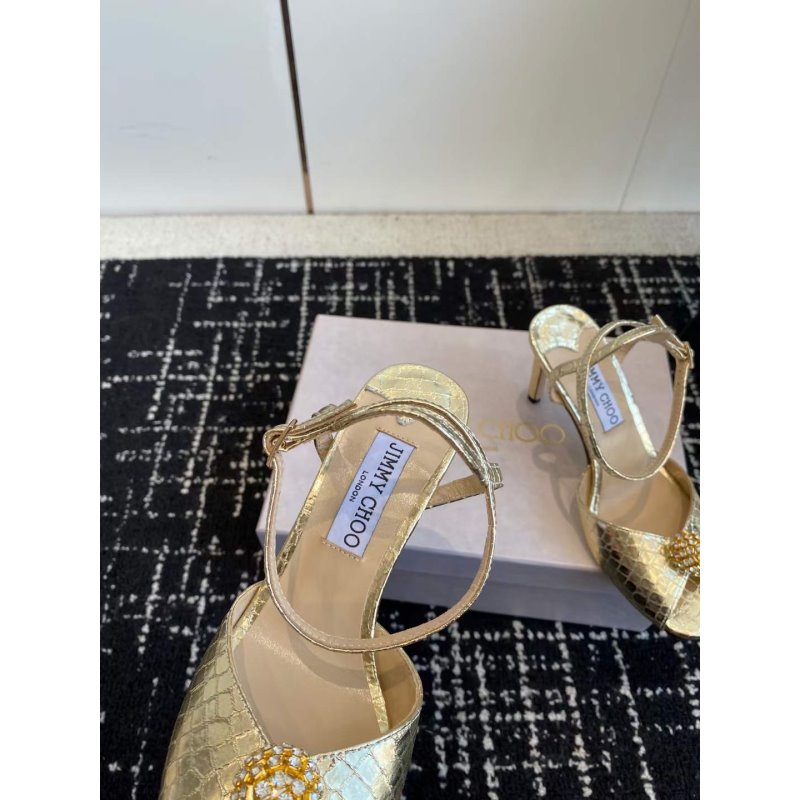 Jimmy Choo Round Toe Sandals SH010368