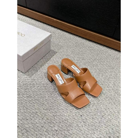 Jimmy Choo Square Head Slippers  SH011117