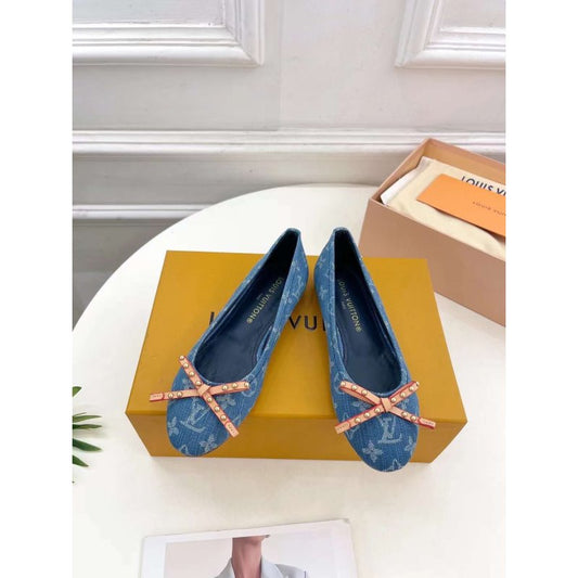 Louis Viutton Butterfly knot Flat Shoes SH010420