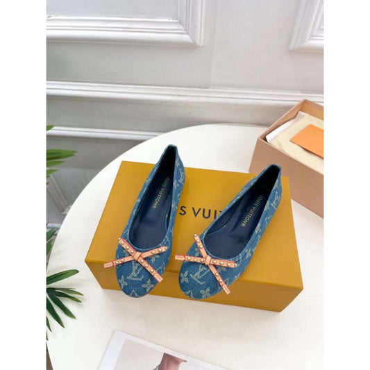 Louis Viutton Butterfly knot Flat Shoes SH010421