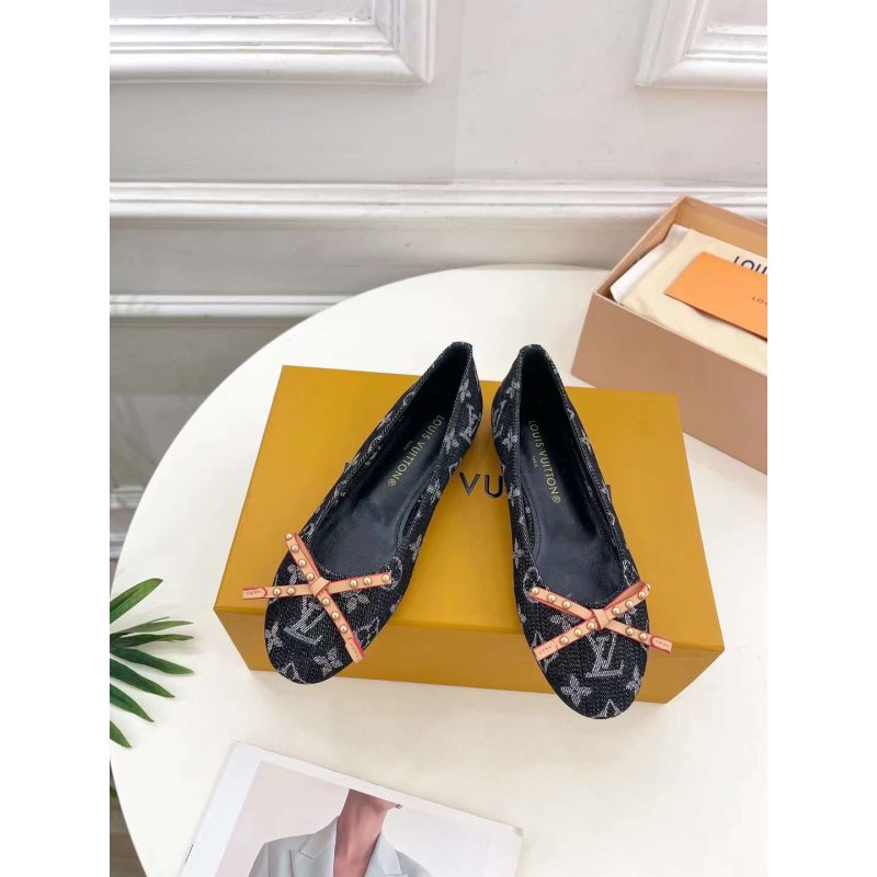 Louis Viutton Butterfly knot Flat Shoes SH010423