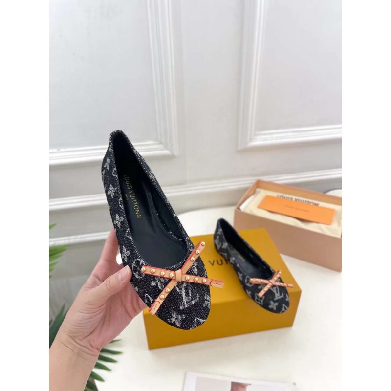 Louis Viutton Butterfly knot Flat Shoes SH010423