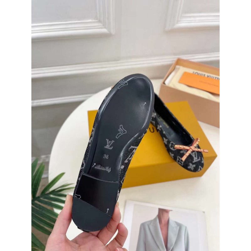 Louis Viutton Butterfly knot Flat Shoes SH010424