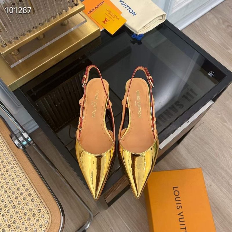 Louis Viutton Pointed Flat Sandals SH010445