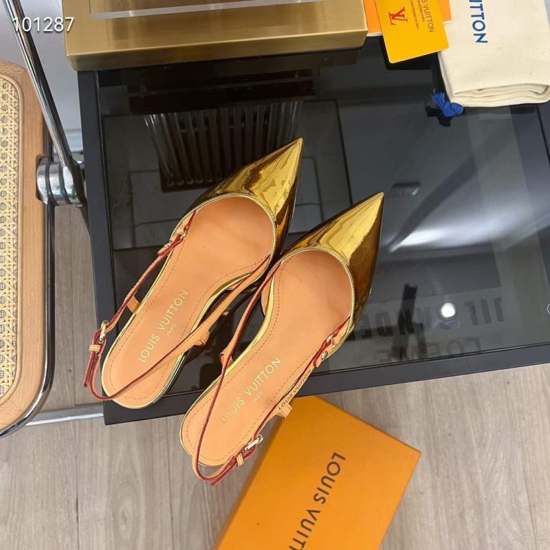 Louis Viutton Pointed Flat Sandals SH010445